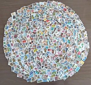 Frankreich großes Lot von ca. 600 selbstklebenden Briefmarken gestempelt - Bild 1 von 10