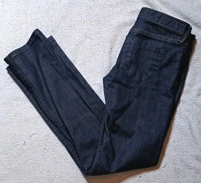 Pantalones de mezclilla para mujer Evisu Denim ribete recto crudo 26x30 Foto 1 de 4
