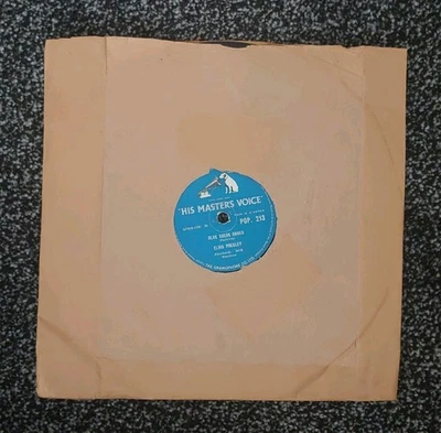 Elvis Presley – Blue Suede Shoes – 10" Shellac – His Master's Voice – POP.213 - Image 1 of 4
