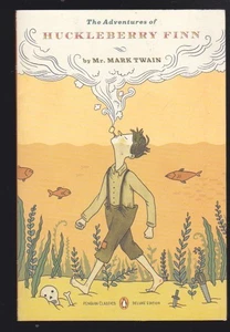 The Adventures of Huckleberry Finn: (Penguin Deluxe Edition) by Mark Twain NEW - Picture 1 of 4
