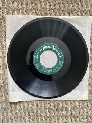 Seeburg  Music Library Record 2" Hole 16 RPM 9” Record CH14A/B Christmas Library - Image 1 of 4