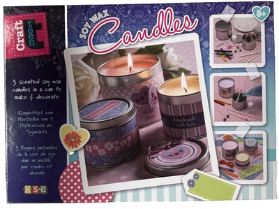 Soy Wax Candle Making Kit for Beginners DIY Gift Set with Candle, Wicks, Perfume - Image 1 of 3