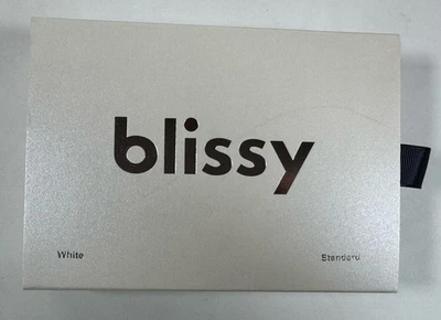 Funda de Almohada Blissy Blanca ESTÁNDAR 100% Seda Morera UNA Foto 1 de 4