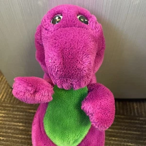 Vintage Barney The Dinosaur Plush 13" Lyons Group 1992 Stuffed Animal Toy - Picture 1 of 6