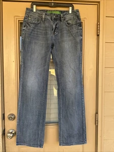 Rock and Roll Cowboy Denim Pistol Straight Regular Straight Leg 34x36 Distressed - Picture 1 of 18