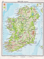 1961 MAP ~ IRELAND ~ PHYSICAL MAYO KERRY ETC