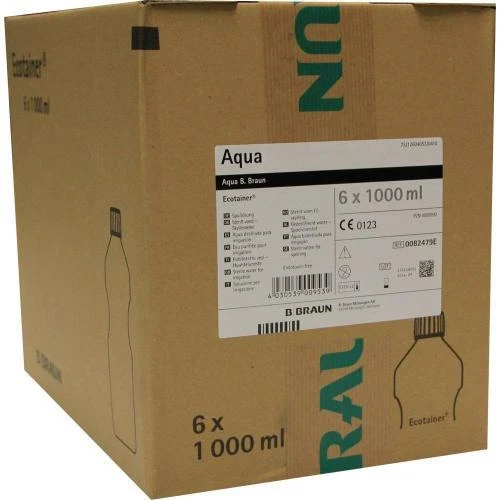 B. Braun Aqua Spüllösung - 6 x 1000 ml (88992)