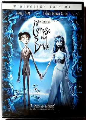 Tim Burton's CORPSE BRIDE [DVD] Widescreen - 2005 Warner Bros. - BRAND NEW - Image 1 of 3