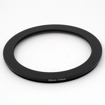 95mm-77mm Step Down Filter Ring 95mm x1 Male to 77mm x0.75 Female Lens adapter - Image 1 of 2