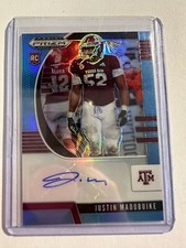 K84,090 - 2020 Panini Prizm Draft Picks Auto Prizms Blue #177 Justin Madubuike