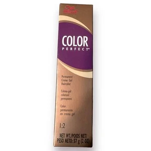Wella COLOR PERFECT Permanent Creme Gel Hair Color 2 oz Choose your color(s) - Picture 1 of 6