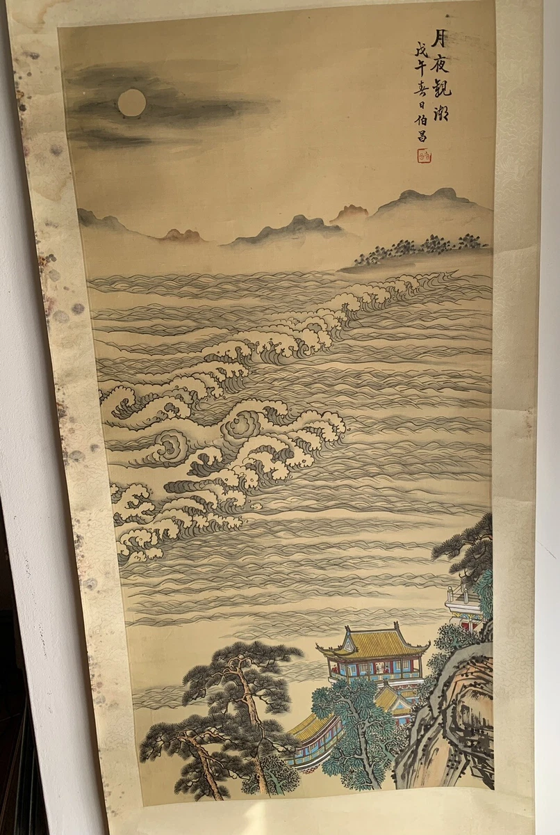 1900 - 1940年中国古董绘画和卷轴| eBay