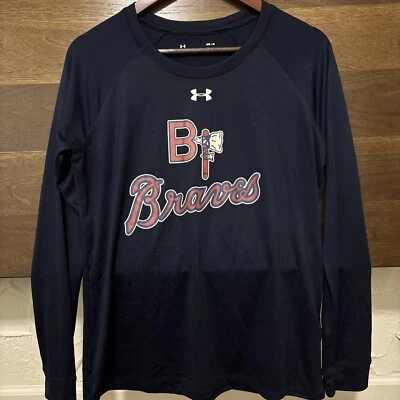 Atlanta Braves Heat Gear Under Armour Long Sleeve - Image 1 of 4