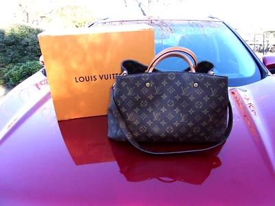 Сумочка с монограммой Louis Vuitton модель Montaigne MM - Изображение 1 из 4