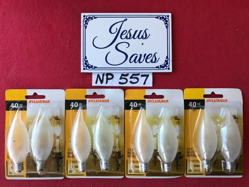 Sylvania 13457  40B10C/F/BL 120V 40W E12 Base 2850K  Frosted - Image 1 of 1