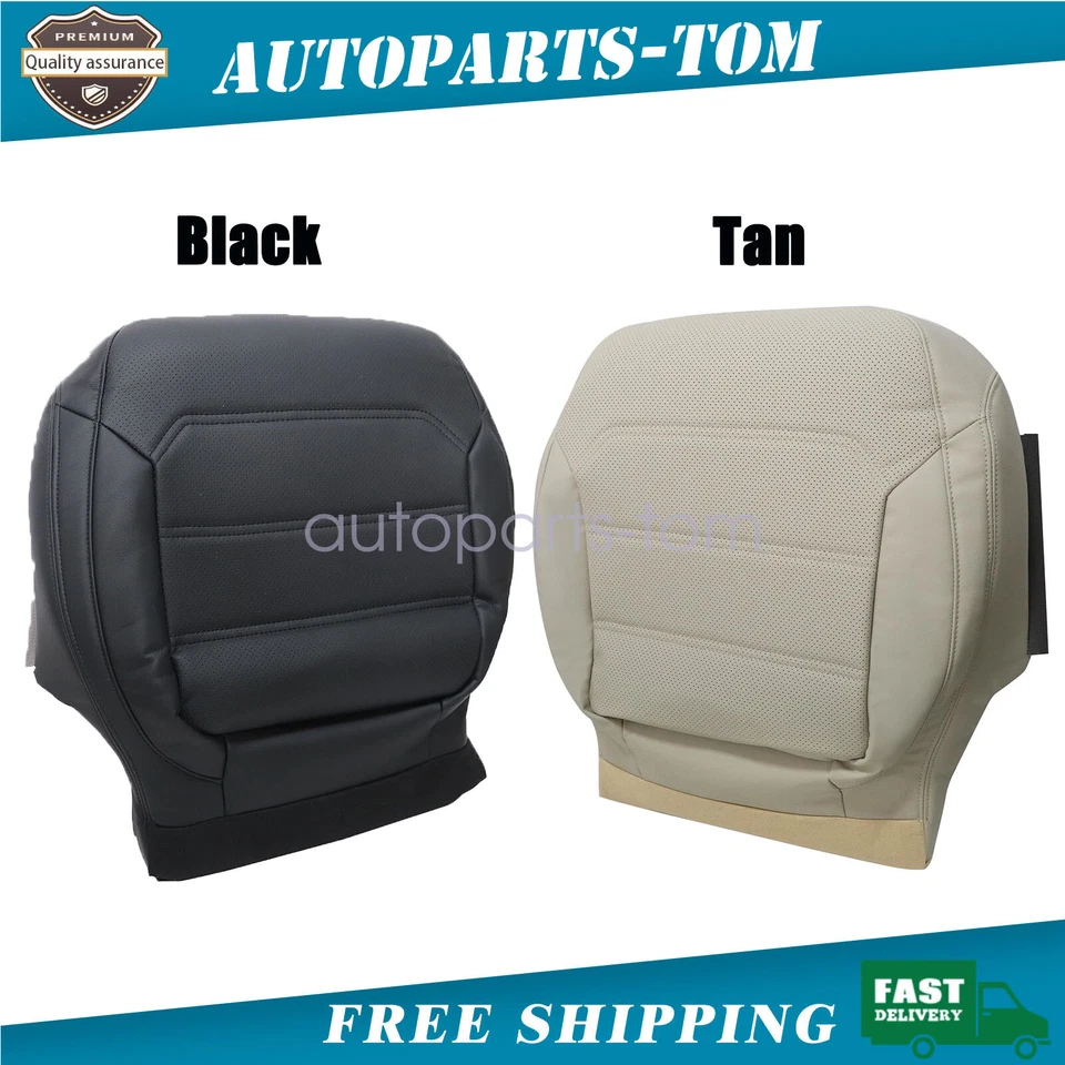 Для 2012-2020 Volkswagen Passat передний низ парфюмерии кожаный чехол на сиденье черный / желтовато-коричневый - Изображение 1 из 1