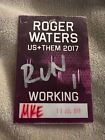 ROGER WATERS 2017 US + THEM TOUR BACKSTAGE PASS! MILWAUKEE WISCONSIN kwd poster