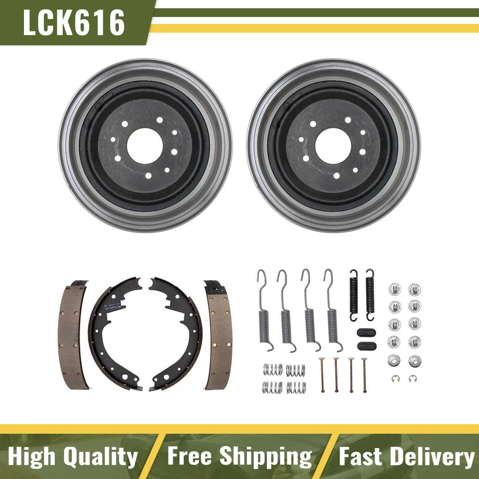 Kit de herrajes de zapata de tambor de freno para Chevrolet Corvette 1956 1957-1962 trasero 4 piezas Foto 1 de 4