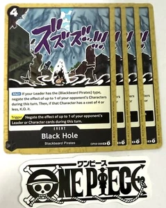 4x One Piece OP09-098 UC Agujero Negro - Inglés - Juego - TCG - Como Nuevo - Imagen 1 de 1