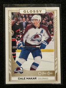 2023-24 Upper Deck Series 1 GOLD O-Pee-Chee GLOSSY Cale Makar #R-18 OPC