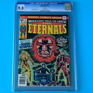 Cómic Eternals #5 (Marvel 1976) 💥 CGC 9,8 PÁGINAS BLANCAS 💥 1er THENA Angelina Jolie - Imagen 1 de 4