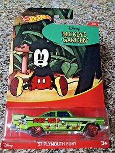 2018 Hot Wheels '57 Plymouth Fury 2/8 Disney - Mickey Mouse Walmart Exclusive 