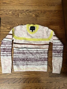 NWOT MARC JACOBS STRIPED CREW NECK SWEATER size S - Picture 1 of 6