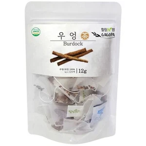 [GAGOPA] Té de hierbas de raíz de bardana 100 % puro, 1 g x 12 bolsitas de té (paquete de 3, 36ea) - Imagen 1 de 8