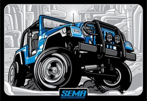 MOAB CRAWL (SEMA Official Design) Siebdruck von Max Grundy, Jeep, 4x4 - Bild 1 von 1