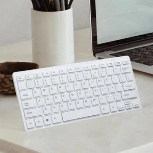 USB Wired Keyboard Portable Small 78 Keys K1000 Computer Keyboard for Laptop - Picture 1 of 5