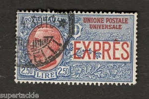 1926 Italy Sc #E8 EXPRES 2.50 Lire - Used express post stamp Cv$10.50 - Picture 1 of 1