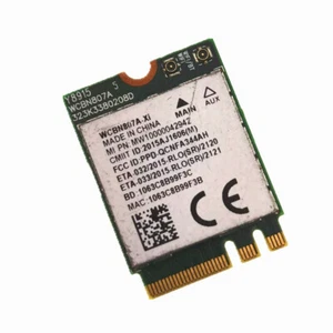 WCBN807A Wifi 802.11AC 867Mbps Atheros QCA6174 Bluetooth 4.2 NGFF Card - Picture 1 of 2