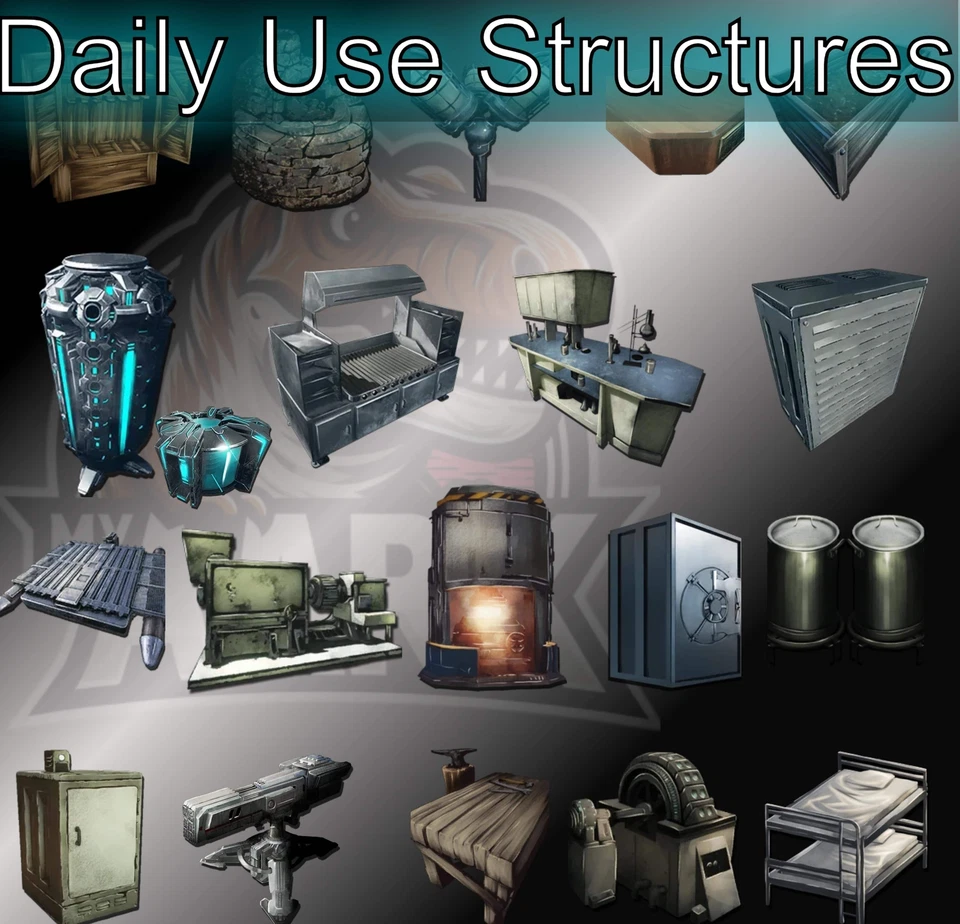 ASA🦖Ark Survival Ascended Pve Daily Use Structures Grinder Fridge Forge Valut - Image 1 of 1