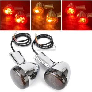 Luci indicatori di direzione posteriori per Harley Sportster XL883 XL1200 dal 1992 in poi - Foto 1 di 8