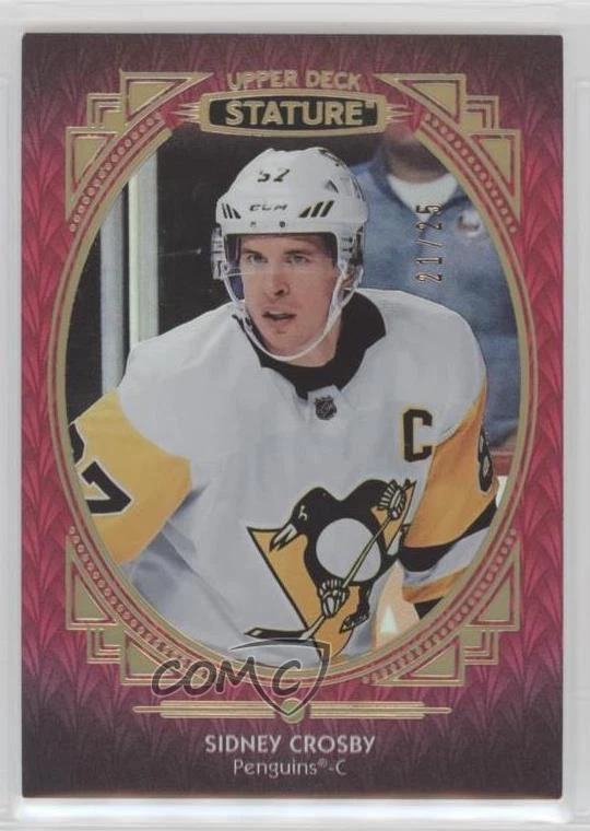 2020-21 Upper Deck Stature Portrait Variant Red /25 Sidney Crosby #4