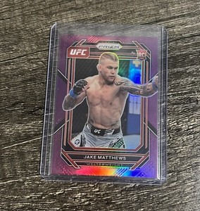 Jake Matthews 2023 Panini Prizm UFC Purple Prizm RC /149￼