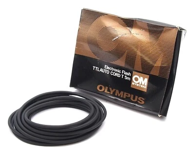 Olympus TTL Auto Cord T 5m Electronic Flash Cord, Boxed - UK Dealer - Image 1 of 4