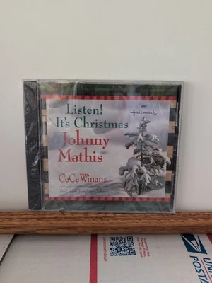 Listen It's Christmas Johnny Mathis CeCe Winans 1999 Hallmark CD New Sealed #175 - Image 1 of 4