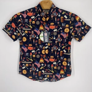 RSVLTS Ron Swanson Camisa de Grandeza Para Hombres M City of Pawnee Parks & Rec Kunuflex - Imagen 1 de 4