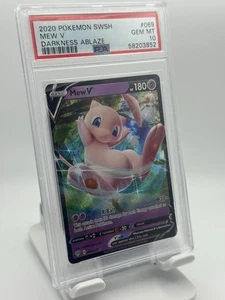 PSA GM 10 2020 POKEMON SWSH MEW V DARK ABLAZE PA #069 - Imagen 1 de 2