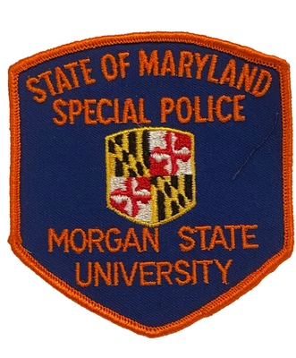 Полицейская нашивка Morgan State University MARYLAND MD колледж - Изображение 1 из 2