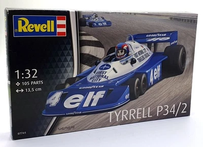 Revell 1/32 Scale Unbuilt Kit 07741 - Tyrrell P34/2 - Image 1 of 4