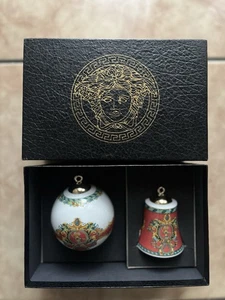 Versace Le Roi Soleil Bell And Round Ornament Set Or Purchase Individually - Picture 1 of 5
