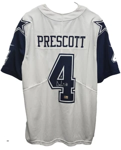 Camiseta deportiva firmada por Dak Prescott Nike On-Field Cowboys holográfica exclusiva de Dak Prescott - Imagen 1 de 10