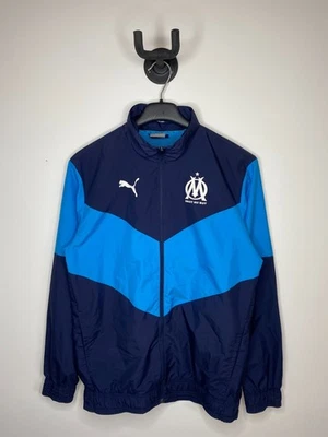 OLYMPIQUE DE MARSEILLE 2022 PRE-MATCH TRACK JACKET FOOTBALL SOCCER PUMA SIZE S - Image 1 of 4