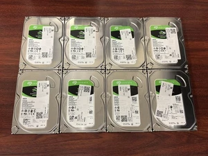8x Seagate Barracuda Compute 3.5" HDD 500GB SATA - Only 3 Hours on each drive! - Picture 1 of 4