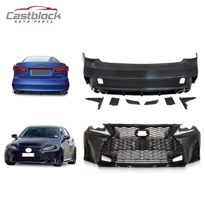 For 2006-2012 Lexus IS250 IS350 Front Rear Bumper Kit Conversion To 2021+ - Image 1 of 4