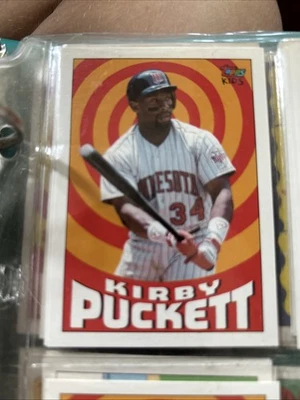 1992 Topps Kids - Kirby Puckett #109 - Image 1 of 2