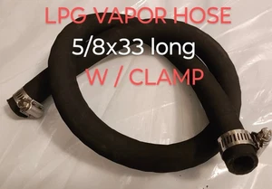 MANGUERA DE VAPOR UNIVERSAL PARA CARRETILLA ELEVADORA GLP CON ABRAZADERA 5/8X 33" de largo ALTA CALIDAD - Imagen 1 de 4