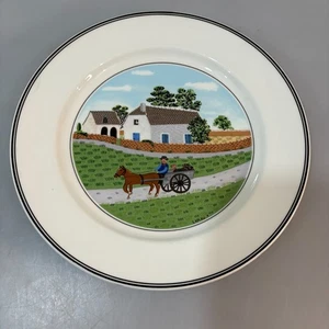 Villeroy & Boch Design Naif Porcelain Going to Market Salad Dessert Plate 8" - Picture 1 of 4